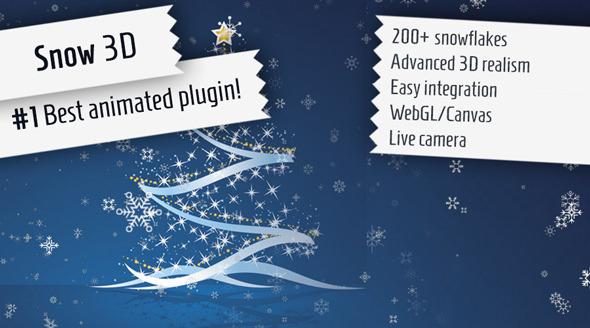 Snow 3D - Christmas jQuery Plugin