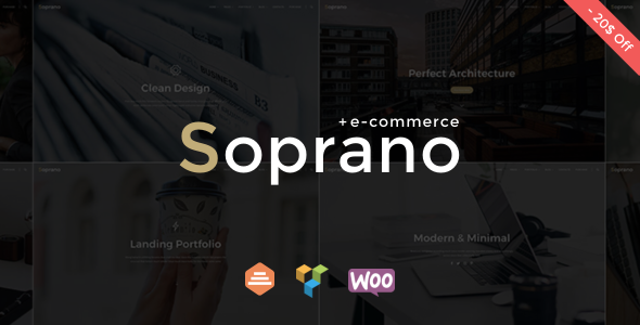 Soprano - Minimalistic Multi-Purpose WordPress Theme