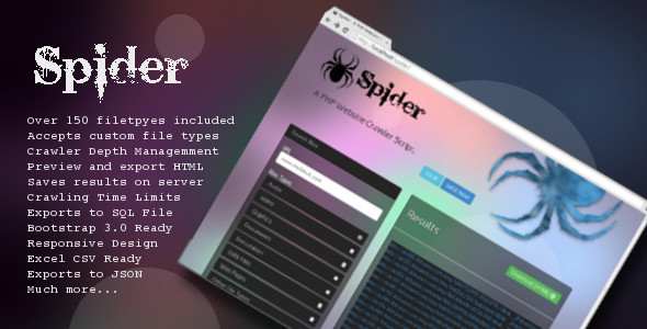 Spider - PHP Website Crawler