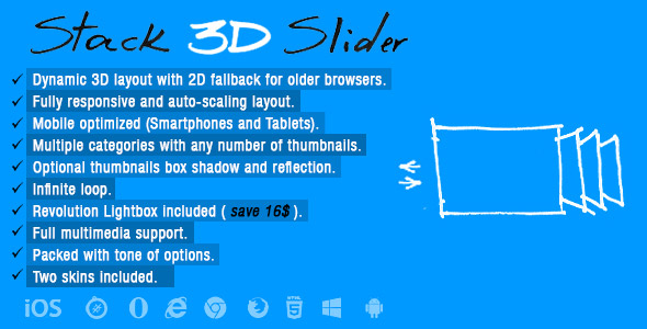 Stack 3D Slider