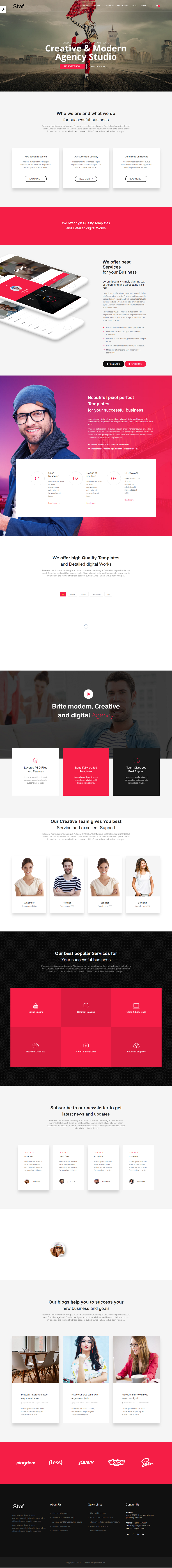 Staff Drupal Theme