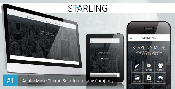 Starling | Multipurpose Adobe Muse Template