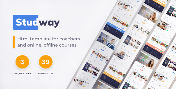 Studway - Coaching & Online/Offline Courses html Template