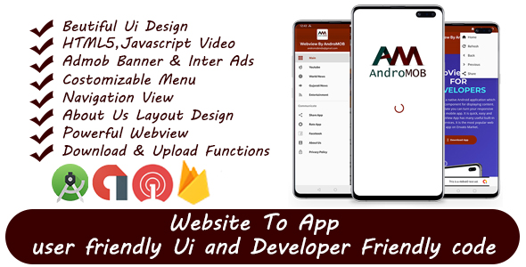 Super Universal Webview Android App With Admob