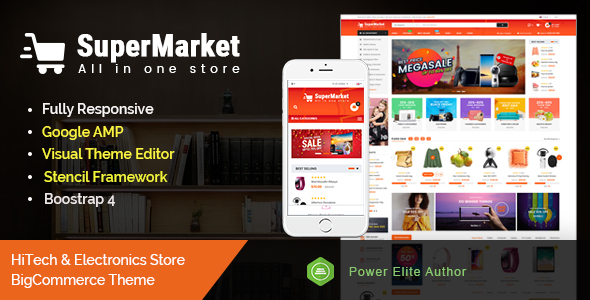 SuperMarket - Multipurpose Creative  BigCommerce Theme