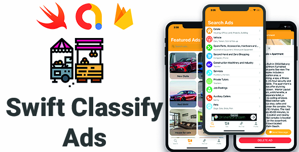 Swift Classify Ads | Full iOS Application