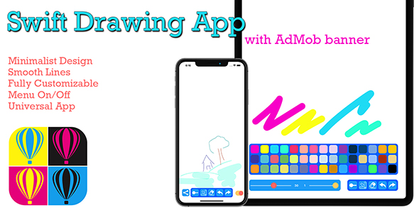 Swift Drawing App with AdMob banner