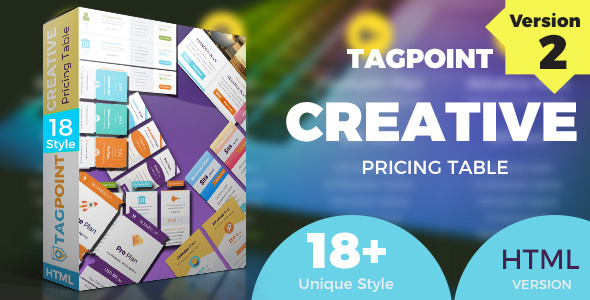 TAGPOINT - Creative Responsive Pricing Table