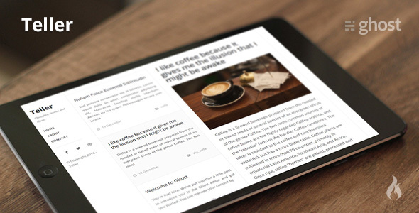 Teller - Responsive Ghost Theme