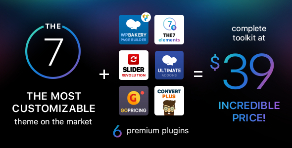 The7 — Multi-Purpose Website Building Toolkit for WordPress