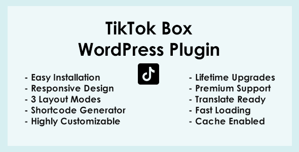 TikTok - WordPress Plugin