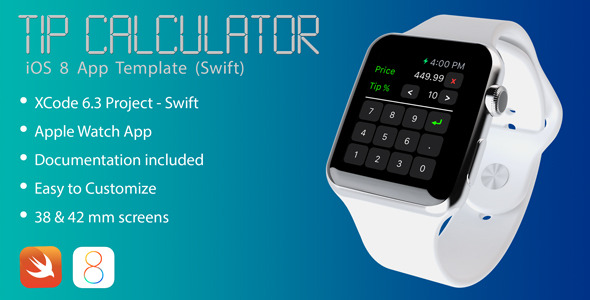 TipCalculator Apple Watch app in Swift