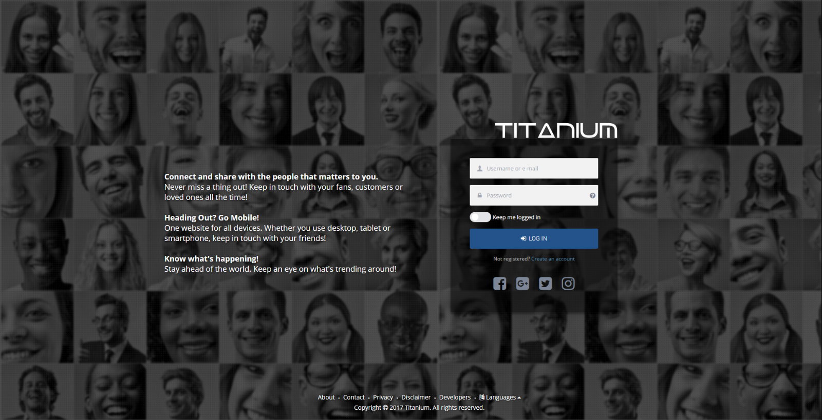 Titanium Theme v2 for Socialkit - 1