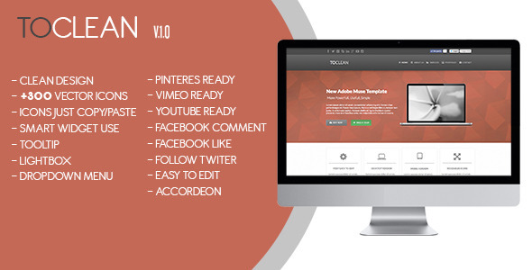 ToClean Muse Template
