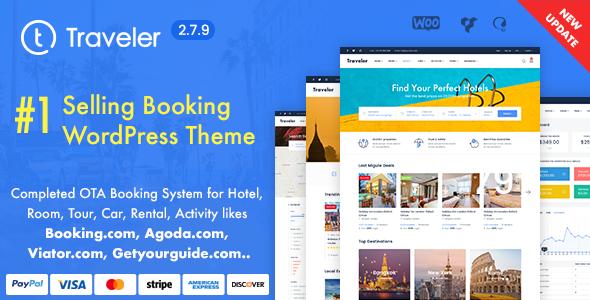 Travel Booking WordPress Theme