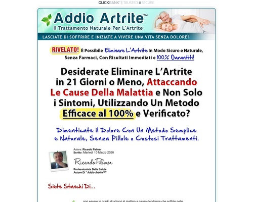 Treatment For Arthritis. Italian Version!