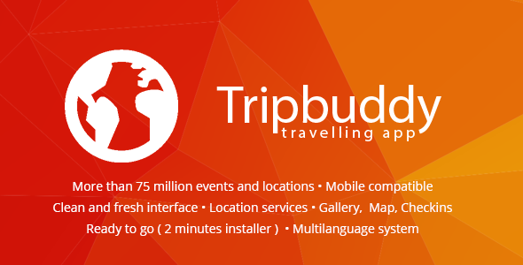 Tripbuddy - Travel, Locations and Events Web App