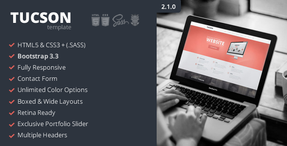 Tucson - Responsive HTML5 Template