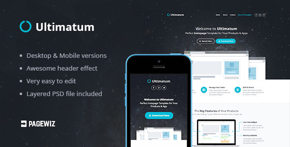 Ultimatum Pagewiz Template