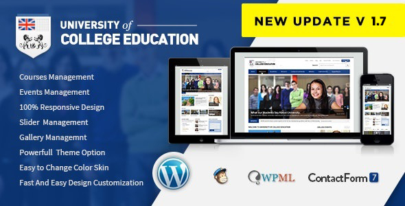 University | Education Responsive WordPress Theme