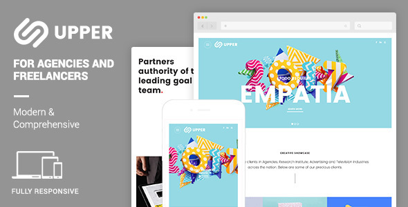 Upper Responsive Muse Template | Modern & Comprehensive Portfolio