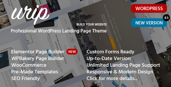 Urip - Elementor Marketing Landing Page Theme