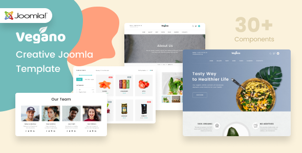 Vegano - Organic Food Joomla Template