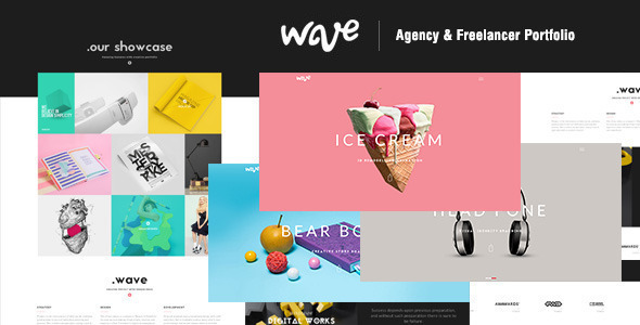 Wave | Agency & Freelancer Portfolio-Muse Template