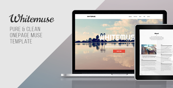 Whitemuse - One Page Muse Template
