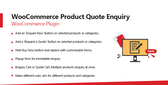 WooCommerce Product Quote Enquiry Plugin