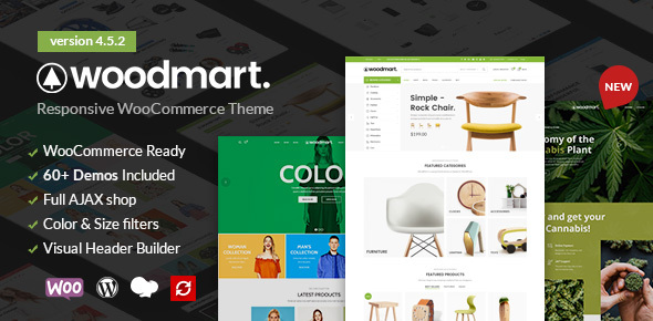 WoodMart - Responsive WooCommerce WordPress Theme