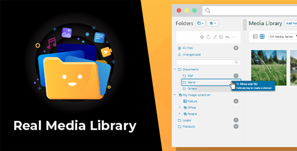 WordPress Real Media Library: Folder & File Manager for WordPress Media Management