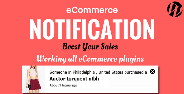 WordPress  eCommerce Notification