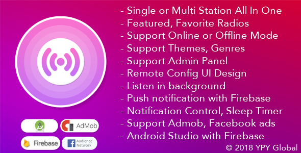 XRadio - Best Radio Template For Android