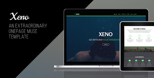 Xeno - One Page Muse Template