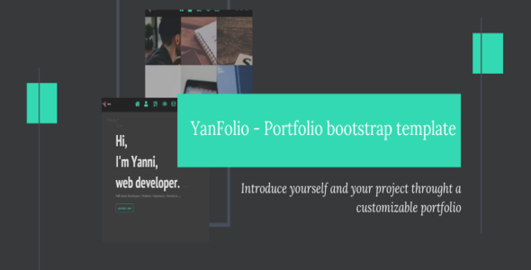 YanFolio - bootstrap portfolio template