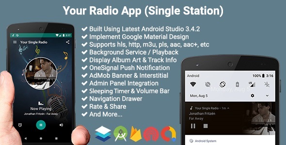 Your Radio App (Single Station)