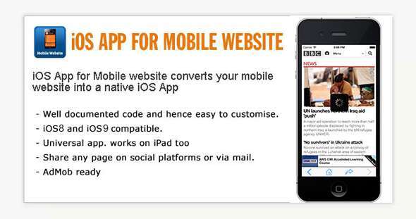 iOS App for Mobile Website