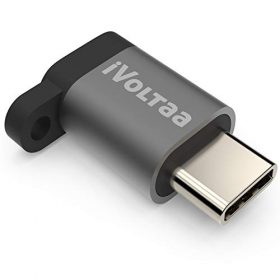 iVoltaa Micro USB to Type C Adapter with Fast Charging and Data Sync - Space Gray