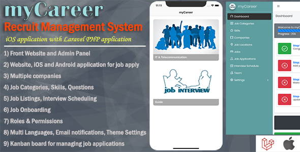 myCareer – Recruit Management System (iOS)