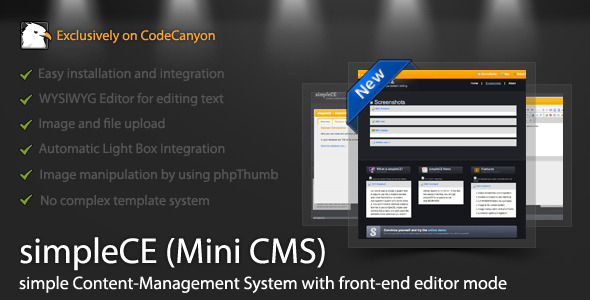 simpleCE (Mini CMS)