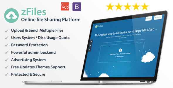 zFiles - Online file Sharing Platform