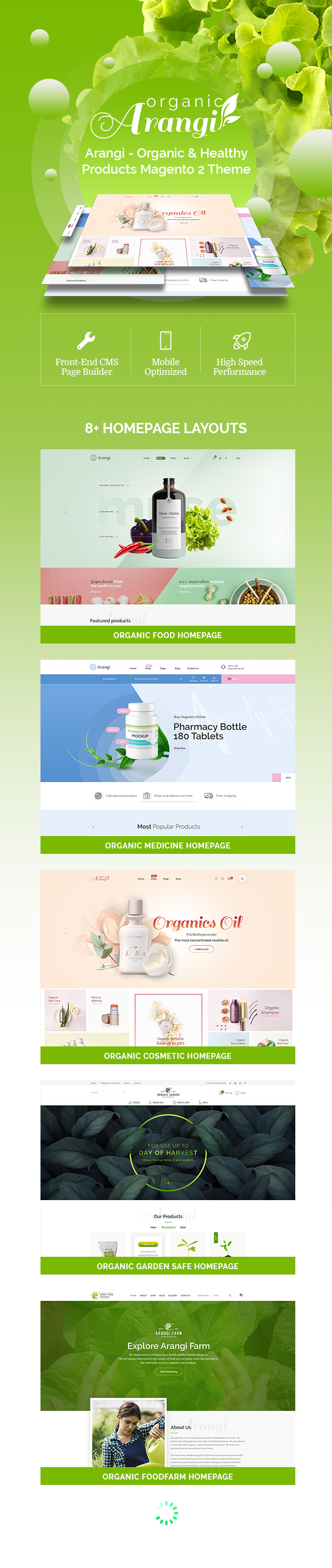 Organic & Healthy Products Magento 2 Theme 