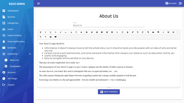 EQuiz quiz Application ionic 5 angular 9