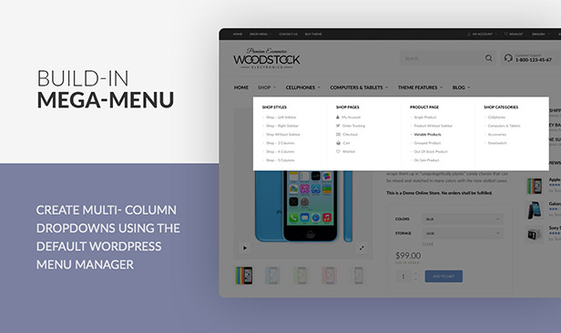 Woodstock - Electronics Store WooCommerce Theme - 13