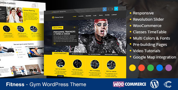 GYM - Sport Fitness Bootstrap Responsive Theme - 3