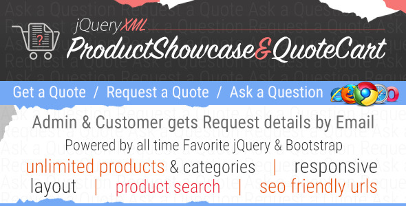 JQuery XML Product Showcase & QuoteCart