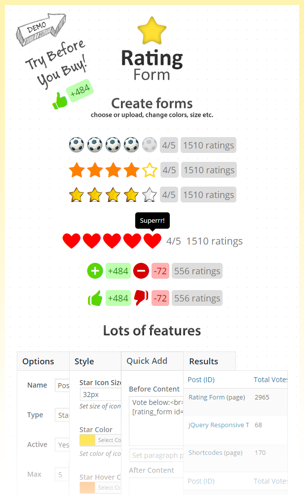 Rating Form