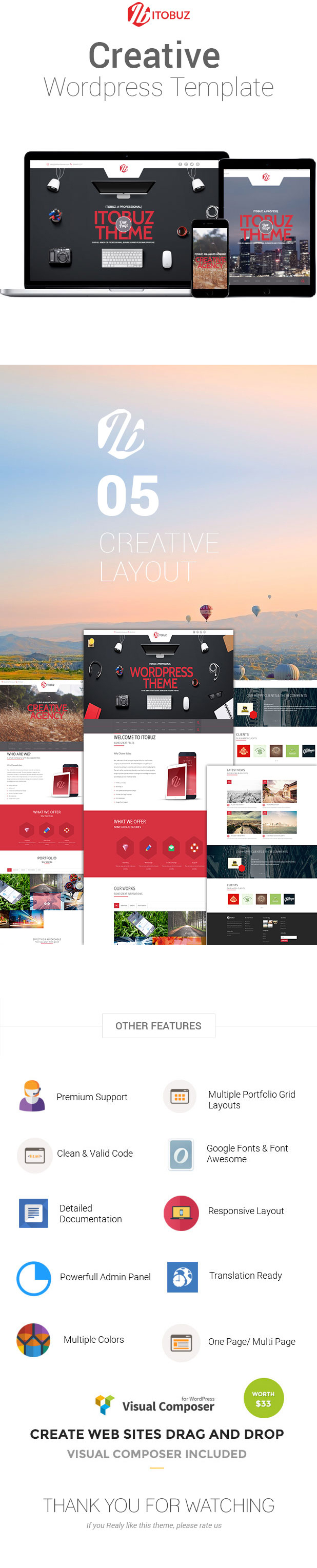 Itobuz | Multipurpose WordPress Theme - 4