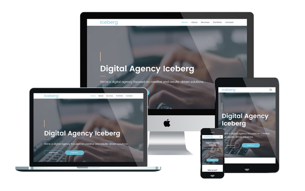 Iceberg - Digital Agency Muse Template - 1